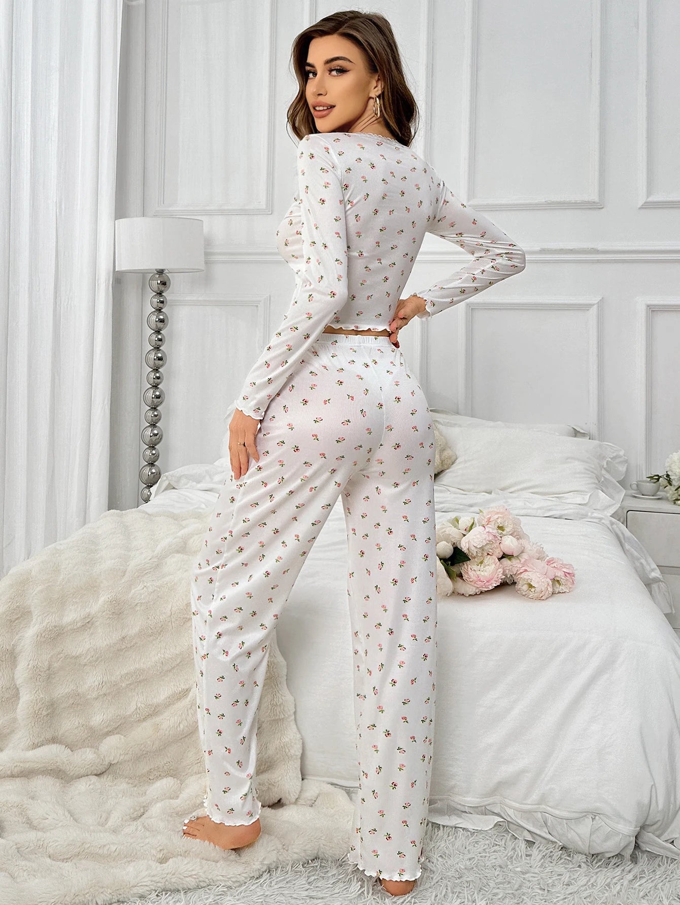 Floral Print Loungewear Nightwear